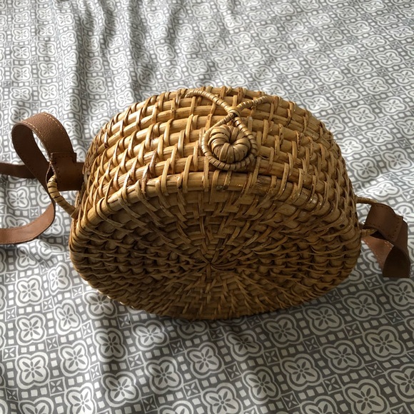 Rattan round bag - Picture 3 of 4